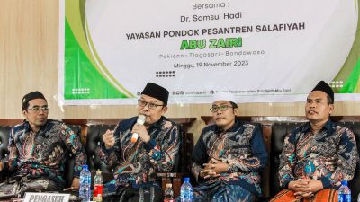 Sharing & Hearing  “Evaluasi Umana’ Ma’had dan Tenaga Pendidik Yayasan Pondok Pesantren Salafiyah Abuzairi”, Bersama Dr. Syamsul Hadi IEC.